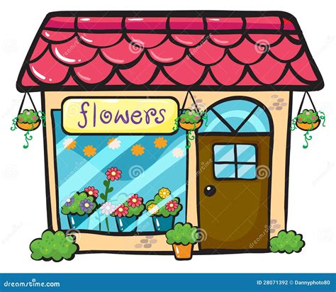 Flower Shop Cartoon 的图像结果