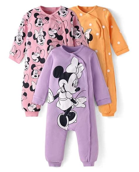 Babyhug Disney Interlock Knit Full Sleeves Front Open Minnie Mouse ...