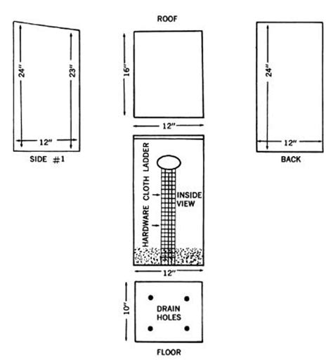 Wood Duck Nest Box Plans (PDF, 2 Plans, Instructions, Diagrams, Materials) - Etsy