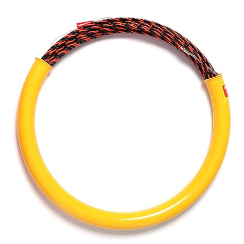 30m 5mm cable push puller conduit snake cable rodder fish tape wire ...