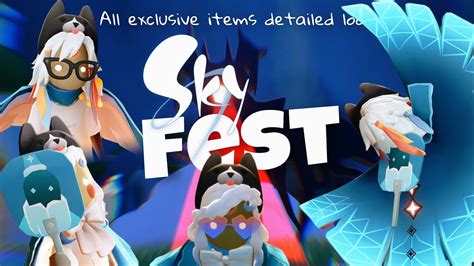 SkyFest items Detailed Look - 5th Anniversary Limited Exclusives | Sky ...