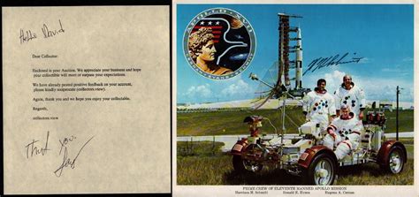 At Auction: NASA Harrison H. Schmitt signed Colour Photo 10x8 Inch ...