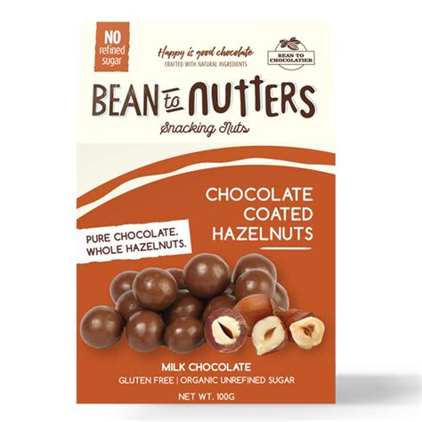 Pink Harvest Farms Bean to Nutters - Milk Chocolate Coated Hazelnuts ...