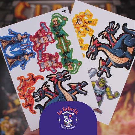 Buy Clank Adventure Party - Sticker Pack - La Fabrik Ludique - Accessories