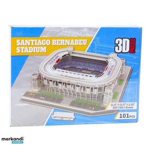 3D Puzzle Santaigo Bernabeu Football Stadium Real Madrid 101el - Poland ...