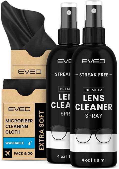 Amazon.com: EVEO Eyeglass Cleaner Spray - No Streaks Technology with ...