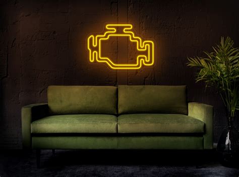 Image result for Neon Check Engine Light