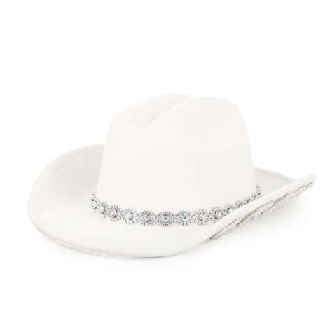 Bride White Cowgirl Hat for Adults | Party Expert