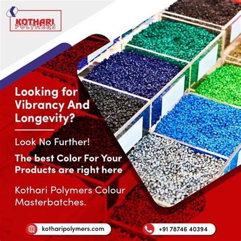 Color Masterbatches and Additive Masterbatches Manufacturer | Kothari ...