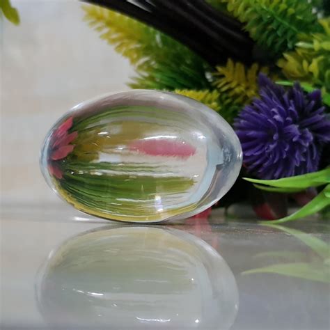 Buy NCH Crystal Lingam, 2" Inches Himalayan Crystal Clear Ban Lingam ...