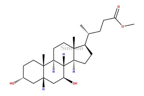 Ursodeoxycholic Acid EP Impurity G (methyl 3a,7b-dihydroxy-5b-cholan-24 ...