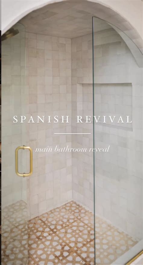 Spanish style bathrooms, Bathroom remodel shower, Spanish style bathroom