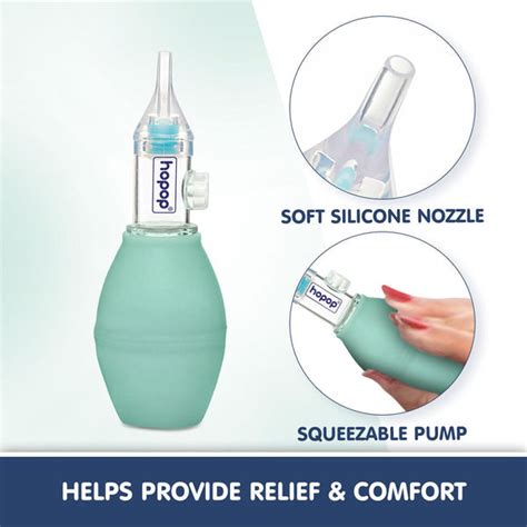 Hopop ® Anti-Reflux Baby Nose Cleaner, Gentle & Safe Nasal Aspirator ...