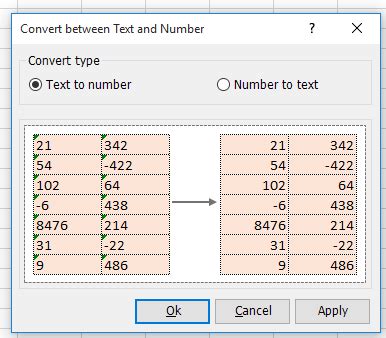 Convert Custom Excel Cell to Text 的图像结果