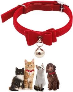 HASTHIP Adjustable Bell Buckle Velvet Neck Strap 33.5 cm Cat Martingale ...