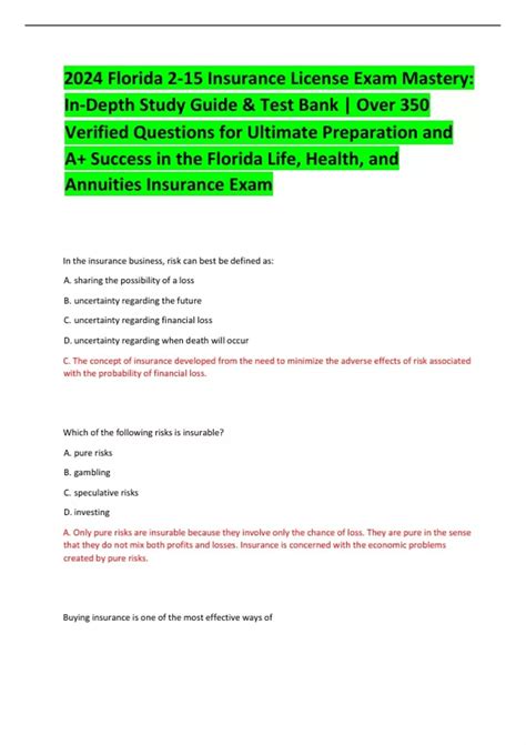 Image result for Insurance Test Study Guide