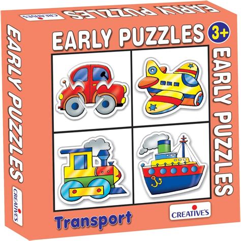 Buy Creative's Early Puzzles Step 1 -Transport Puzzles | Educational ...