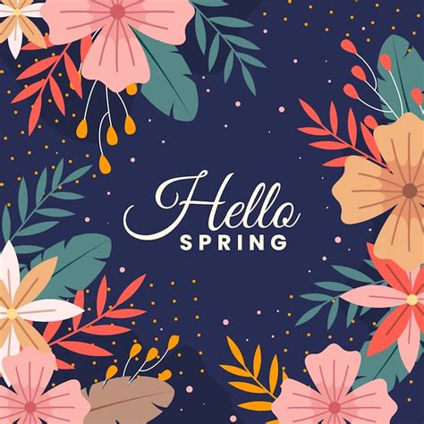Image result for Hello Spring Colorful