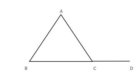 an exterior angle of a triangle is of measure 130° and one of its ...