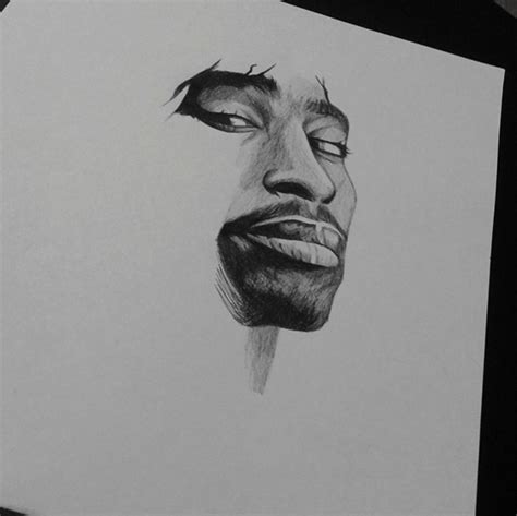 Tupac Portrait Drawing 的图像结果