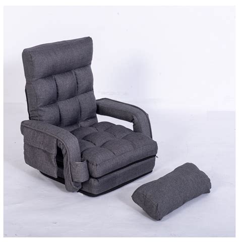Lazy Sofa Bed Fold Floor Chair Soft In Home Lounger Recliner 6-Position ...
