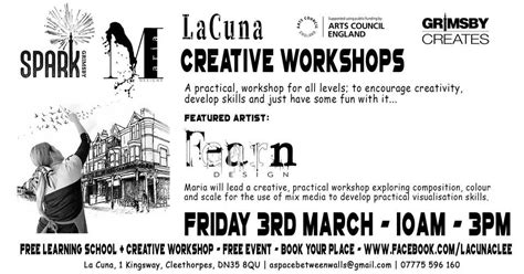 SPARK! CREATIVE WORKSHOPS @ La Cuna Cleethorpes - Featured Artist ...