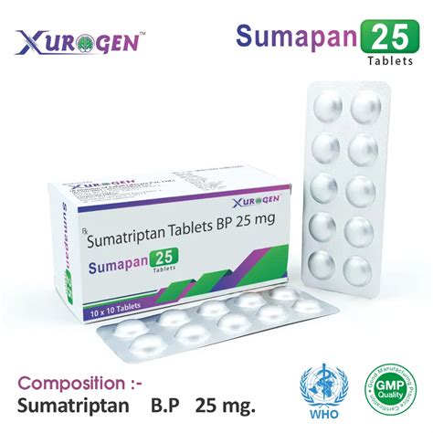 Sumapan 25 Tablet | Sumatriptan 25mg | Anti-Migraine Tablet