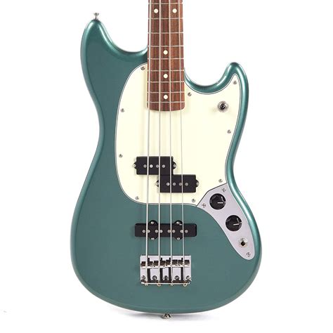 Fender Offset Series Mustang Bass PJ PF Sherwood Green w/3-Ply Mint ...