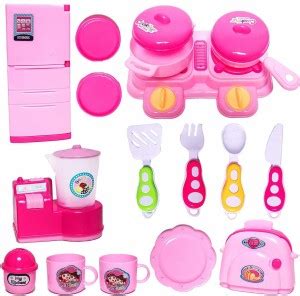 N K STAR Kitchenware (Set of 16 Pcs), Kitchen Set Toys for Kids, Modern ...
