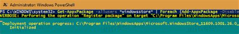 Image result for Reinstaller Windows Store PowerShell