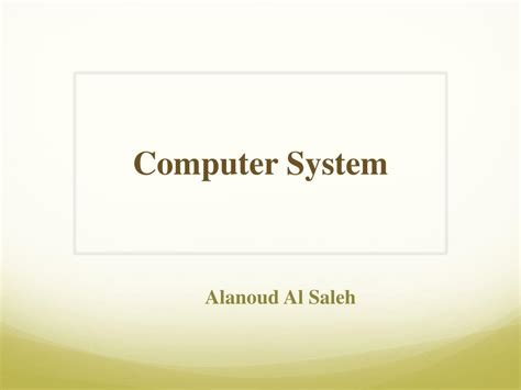 Image result for Computer System PPT