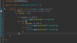 Image result for Nested Conditional Statement Java