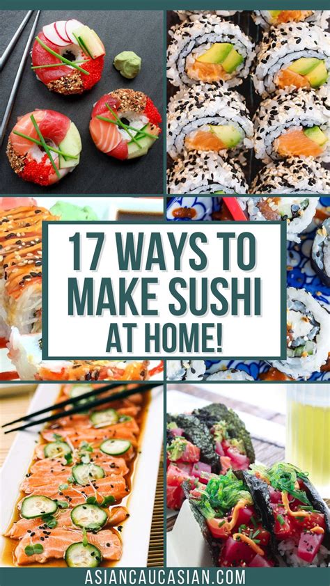 17 ways to make sushi at home – Artofit