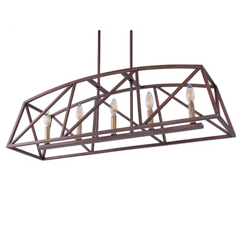 Bayfeve Indoor Ceiling Light Kitchen Island Linear Pendant Light 5 ...