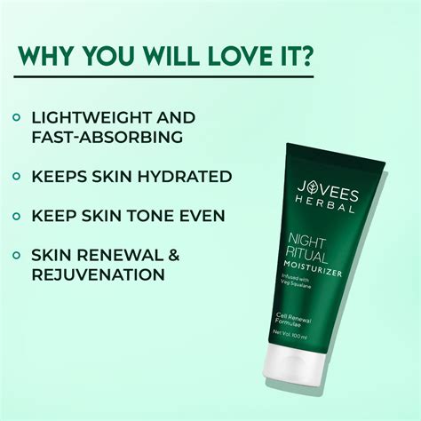 Jovees Night Ritual Moisturizer | Prevents Dark Spots | Reduces Fine L ...