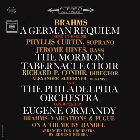 ‎Brahms: A German Requiem (2023 Remastered Version) - Album by Eugene ...