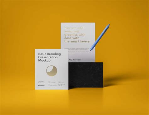 Free Basic Stationery Mockup (PSD)
