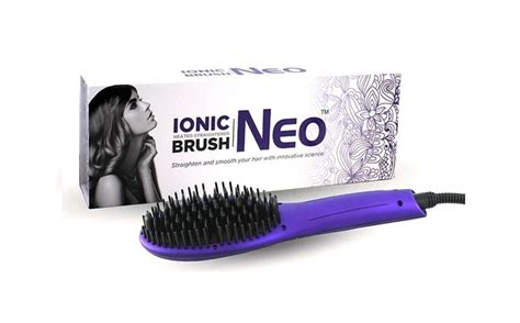 NEO Purple Heated Brush Hot De-tangle Hair India | Ubuy