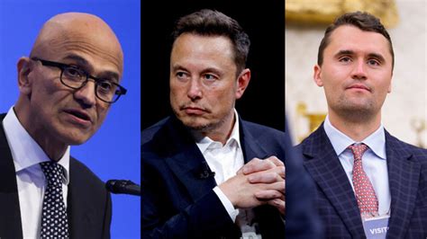 'What's Going On?': Musk Confronts Nadella Over Staff Mocking Kirk's ...