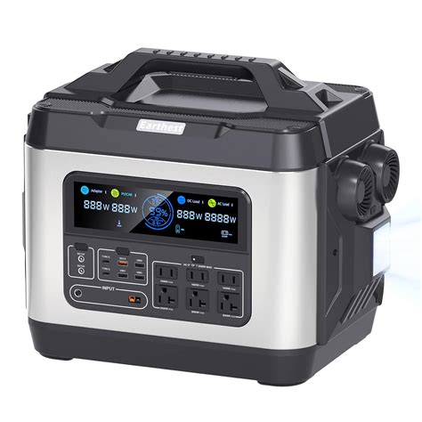 Earthest Portable Power Station, 3200Wh LiFePO4 Battery, 3000W Solar ...