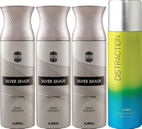 Buy AJMAL 3 SILVER SHADE FOR MEN AND 1 PERSUADE FOR MEN & WOMEN ...