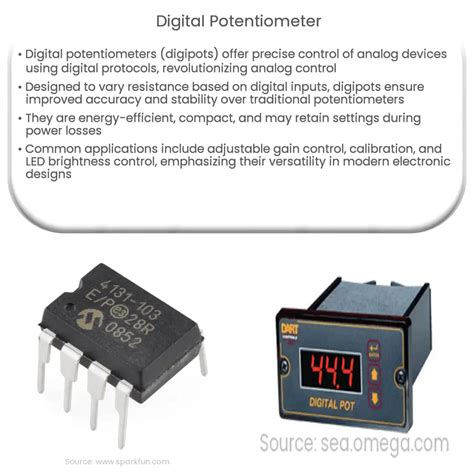 Digital Potentiometer | How it works, Application & Advantages