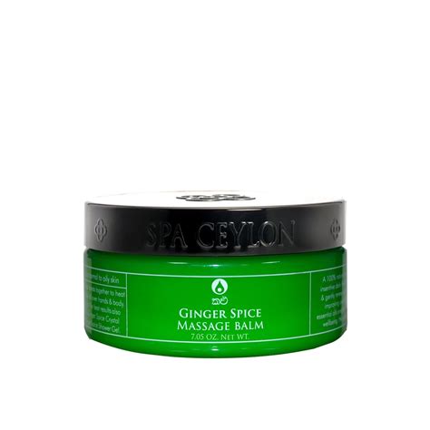 Spa Ceylon Ginger Spice Massage Balm 200g India