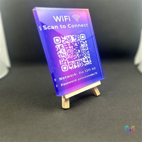 QR Code Block, Google Review Block, Custom QR Code Acrylic Display ...