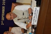 The Union Minister for Human Resource Development, Dr. M.M. Pallam Raju ...