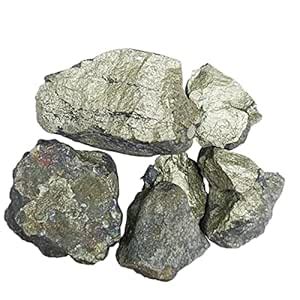 Buy Shubhanjali Natural Crystal Pyrite Raw Stone 1 Kg | Rough Raw ...