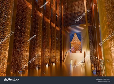 Depiction Interior Solomons Temple 3d Rendering Stock Illustration 2526837045 | Shutterstock