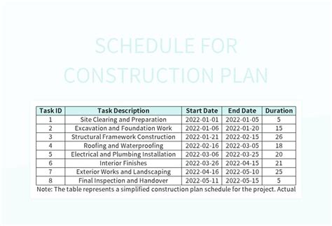 Construction Project Plan 的图像结果
