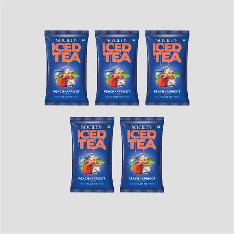 Lemon Black Iced Tea Premix – 100g & 500g Packs | Society Tea