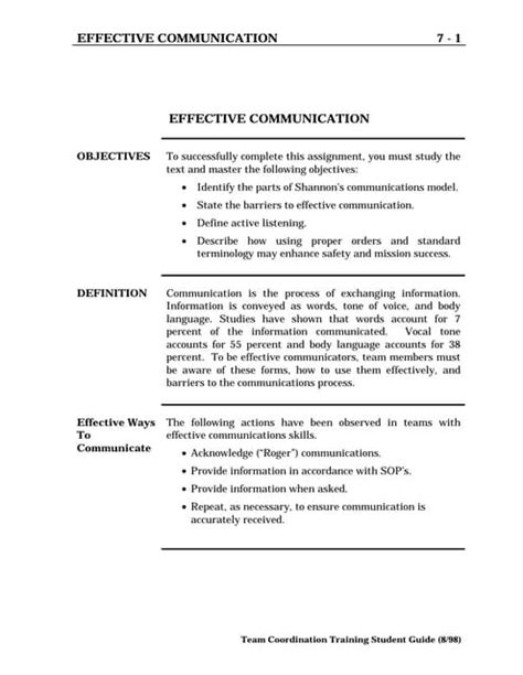 Image result for Effective Communication Hand Out